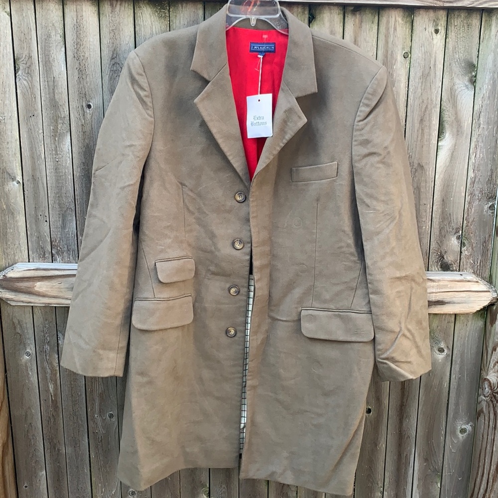 J. McLaughlin L tan coat. NWT!!